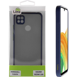 Lime Θηκη Xiaomi Redmi 10A 6.53'' Hardshell Fusion Full Camera Protection Blue With Yellow KEYS