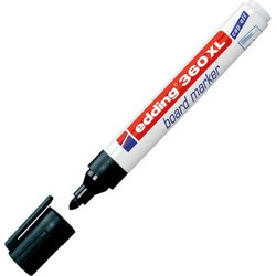 Edding 360XL Μαρκαδόρος Λευκού Πίνακα Επαναγεμιζόμενος Μαύρος
