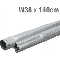 EDISION Edision Ιστός Μεταλλικός Γαλβανιζέ Φ38 x 0.90mm 140cm 01945