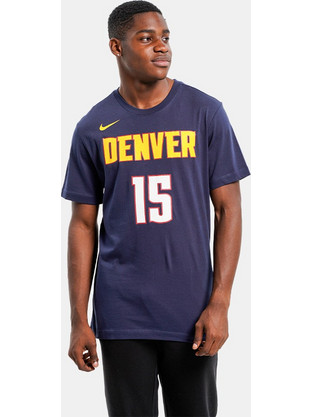 Nike Denver NBA Nuggers Nikola Jokic Ανδρικό Αθλητικό T-Shirt Navy Μπλε DR6372-423