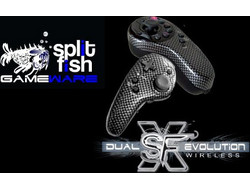 Splitfish Dual SFX Evolution Wireless Controller PC & PS3 Black