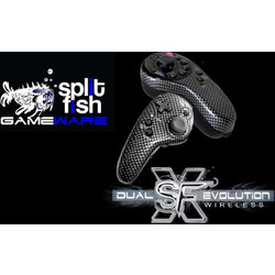 Splitfish Dual SFX Evolution Wireless Controller PC & PS3 Black