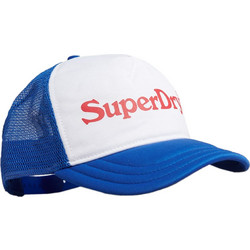 Superdry Vintage Graphic Ανδρικό Καπέλο Jockey με Δίχτυ Snapback Υφασμάτινο Royal Blue Y9010074A-3H1