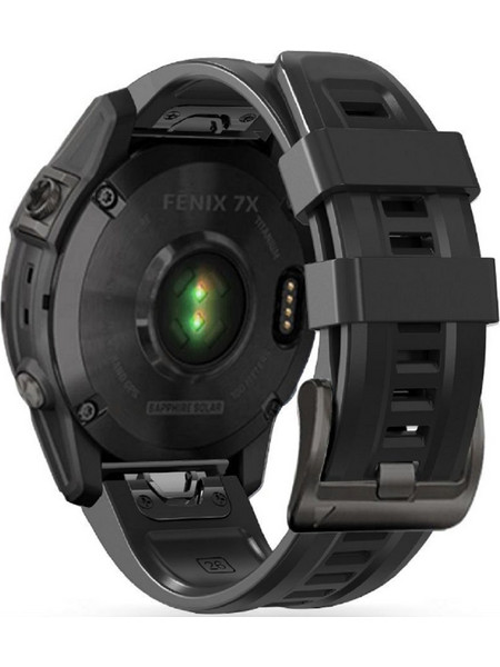 Tech-Protect Iconband Λουράκι Σιλικόνης Black (Fenix 6 / 6 Pro / 7)