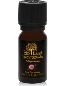 Bioland Βιολογικό Αιθέριο Έλαιο Τριαντάφυλλο 10ml