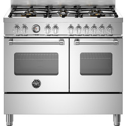 Bertazzoni MAS106L2EXT Κουζίνα Ηλεκτρική 6lt με Εστίες Αερίου 99.5cm