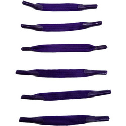 Ελαστικά κορδόνια χωρίς δέσιμο Fun Elastic Laces R 1841 ΜΩΒ ΣΚΟΥΡΟ