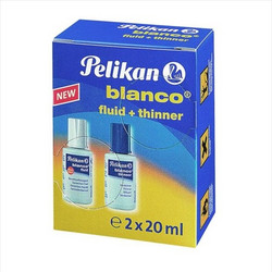 Σετ Διορθωτικό & Διαλυτικό Pelican με Πινέλο 2x20ml