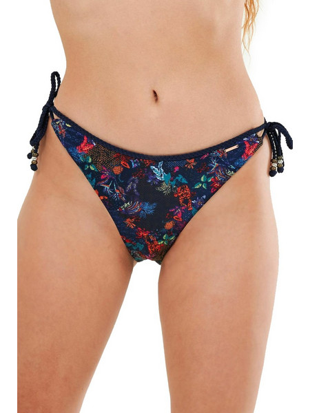 Superdry Vintage Tropical Bikini Slip Floral Navy Μπλε W3010284A-6WP