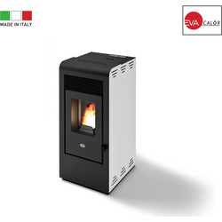 Eva Calor Rita 9 White Σόμπα Pellet 8.8kW