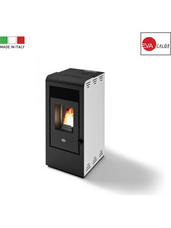 Eva Calor Rita 9 White Σόμπα Pellet 8.8kW