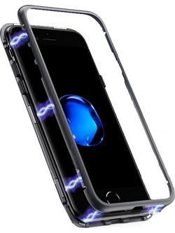 Magneto Bumper Back Cover Μαύρο (iPhone XR)