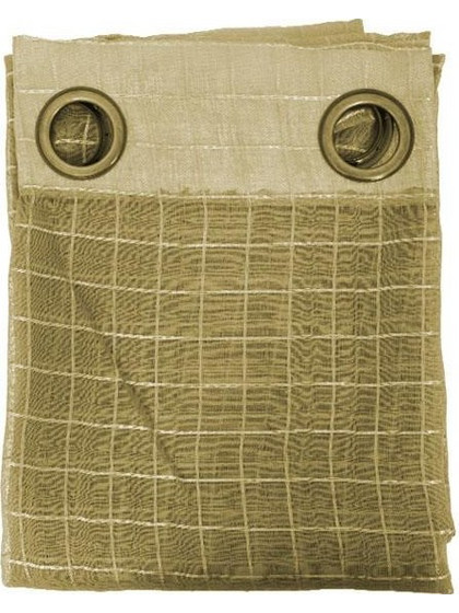 Fylliana Κουρτίνα με Τρουκς 140x240 Burlap Μπεζ