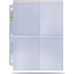 Ultra-Pro - 4-Pkt Secure Platinum Page for Toploaders