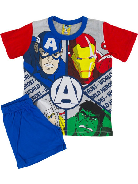 Avengers αγορίστικη πυτζάμα κόκκινη S22