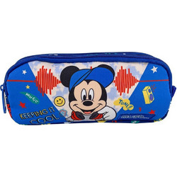 Must Disney Mickey Mouse Keeping It Cool Κασετίνα με 2 Θήκες Μπλε 000563020