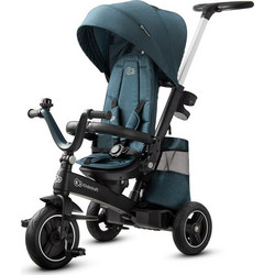 Kinderkraft Easy Twist Τρίκυκλο Ποδήλατο με Σκίαστρο & Χειρολαβή για 9+ Μηνών Πετρόλ