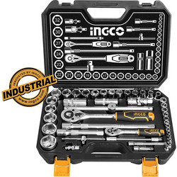 ΚΑΡΥΔΑΚΙΑ ΚΑΣΕΤΙΝΑ 44ΤΜΧ 1/4" 1/2" INGCO-HKTS42441