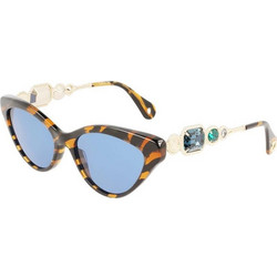 Lanvin LNV631SR 236 Γυναικεία Γυαλιά Ηλίου Cat Eye Κοκάλινα Ταρταρούγα με Μπλε Polarized Φακό