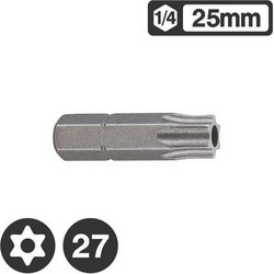 Force 1272527 - Μύτη Tamper Torx 1/4" 25mm - TT27