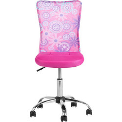 Παιδική καρέκλα γραφείου Carmen 7022-1 LUX - ροζ,Πλέγμα-Πολυπροπυλένιο,40εκ.x 56εκ.x 87-99εκ