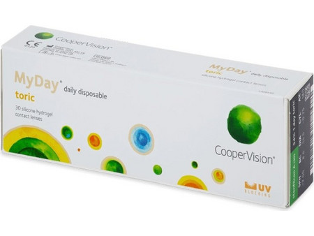 Cooper Vision MyDay Toric Ημερήσιοι Φακοί Επαφής Αστιγματικοί Σιλικόνης Υδρογέλης 30τμχ