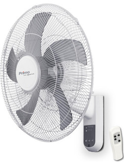 Primo PRWF-800416 Ανεμιστήρας Τοίχου 45cm 65W με Τηλεχειριστήριο Λευκός
