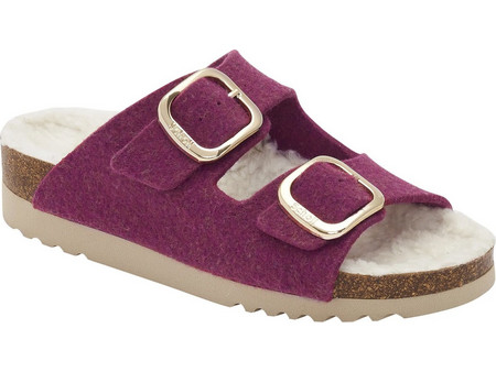 Scholl Shoes Ilary Fluffy Magenta F301352043 Γυναικείες Χειμωνιάτικες Παντόφλες σε Φούξια Χρώμα 1 Ζευγάρι - 41