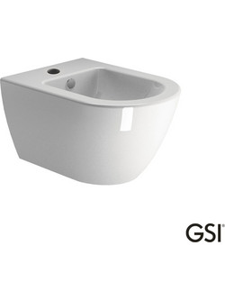 Μπιντέ Κρεμαστό Πορσελάνης GSI Pura 55cm 8865 Λευκό