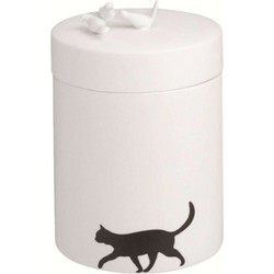 Κουτί Αποθήκευσης Cat LBTRD0009253 9x12cm White-Black Raeder Πορσελάνη