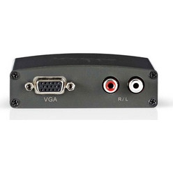 NEDIS VCON3411AT HDMI to VGA Converter 1-way - HDMI input VGA + 2x RCA (L/R) Out