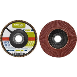EXTOL CRAFT Angled corundum lamella disc 115mm P120 (260012)