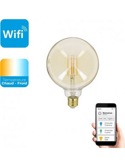 Xanlite Kozii Λαμπτηρας Led Smart Wifi και Bluetooth Filament CCT E27 G125 4,9W 470LM