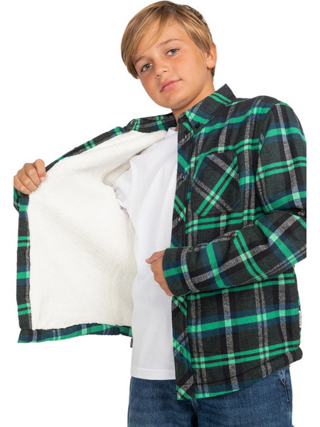 ELEMENT 'PHILIP' ΠΑΙΔΙΚΟ OVERSHIRT ΜΕ SHERPA F2SHA2ELF2-4515 (4515/NAVY-BLACK-GREEN)