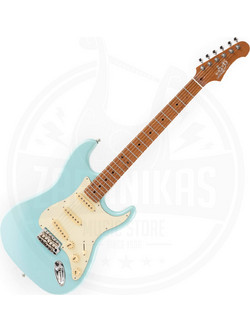Jet Guitars JS300 Ηλεκτρική Κιθάρα ST Style με SSS Μαγνήτες και Ταστιέρα Maple Sonic Blue