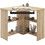 Diommi Marea3 Γωνιακό Γραφείο Ξύλινο 80x80x74cm 33-125