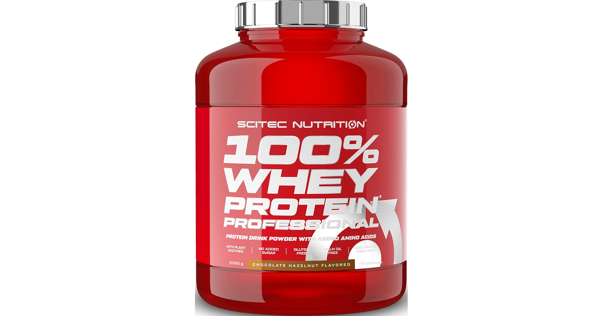 Scitec Nutrition 100 Whey Professional Chocolate Πρωτεΐνη Ορού Γάλακτος Γράμμωσης Χωρίς