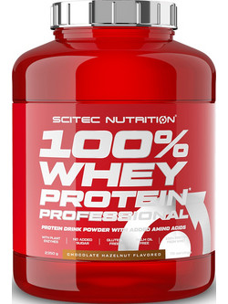 Scitec Nutrition 100% Whey Professional Chocolate Πρωτεΐνη Ορού Γάλακτος Γράμμωσης Χωρίς Γλουτένη 2.35kg