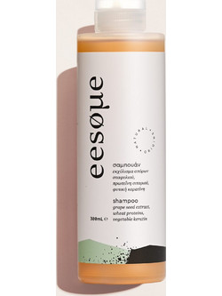 Eesome Grape Seed Extract Wheat Proteins & Vegetable Keratin Φυτικό Σαμπουάν Κερατίνης για Λεπτά & Ταλαιπωρημένα Μαλλιά 300ml