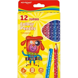 Keyroad Jumbo Ξυλομπογιές Σετ 12τμχ