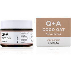 Q+A Coco Oat! Κρεμώδης Μάσκα Προσώπου για Καθαρισμό & Καταπράυνση 50gr