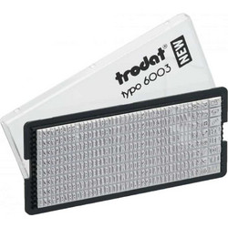 TRODAT 6003 ΓΡΑΜΜΑΤΑ ΣΦΡΑΓΙΔΑΣ ΕΛΛΗΝΙΚΑ 3mm (336 ΧΑΡΑΚΤΗΡΕΣ)
