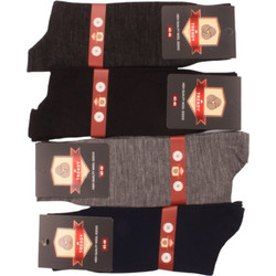 ΑΝΔΡΙΚΕΣ ΚΑΛΤΣΕΣ ΜΑΛΛΙΝΕΣ TRENDY PACK 4 ΤΕΜ ΑΣΟΡΤΙ ΣΚΟΥΡΟ Πολύχρωμο