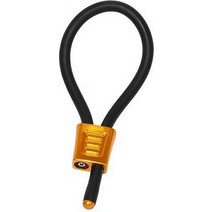 ElectraStim Prestige Adjustable Cock Ring Ρυθμιζόμενο Ελαστικό Δαχτυλίδι Πέους & Όρχεων Σιλικόνης Μαύρο Κόκκινο