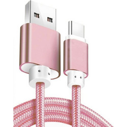 ΚΑΛΩΔΙΟ ΦΟΡΤΙΣΗΣ MICRO USB ΡΟΖ 168cm