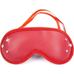 Naughty Toys κόκκινη σατέν καλύπτρα ματιών με στρασάκια