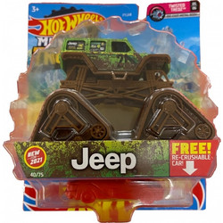 Mattel Hot Wheels Monster Trucks Twisted Tredz Jeep GTH75