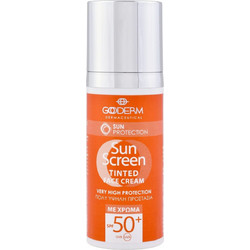 Gooderm Sun Screen Satin Sense Αντηλιακή Κρέμα Προσώπου Κατά των Πανάδων με Χρώμα SPF50 50ml