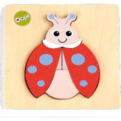 Παιδικό Puzzle Oops Build & Match 3D Ladybug