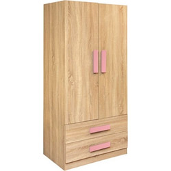 ΝΤΟΥΛΑΠΑ 2ΦΥΛΛΗ PLAYROOM SONAMA-ΡΟΖ HM335+HM336.02 80X50X180εκ